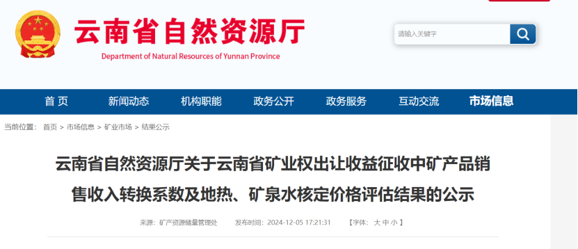 2024年多地公布地?zé)?、礦泉水核定價(jià)格-地大熱能